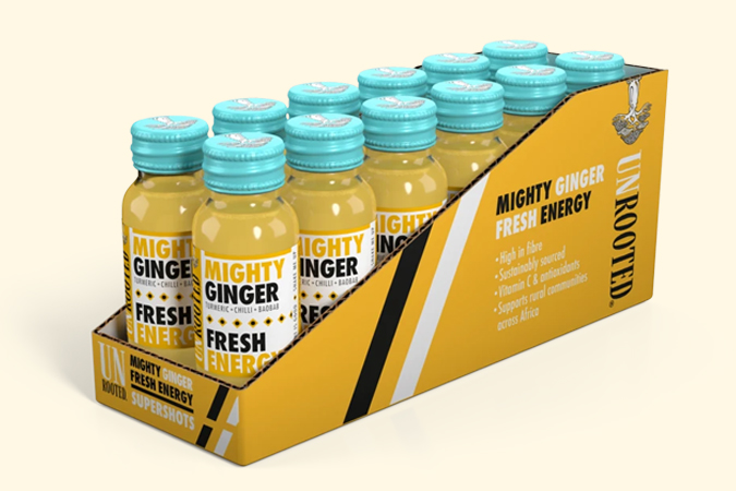 Unrooted Mighty Ginger Supershots